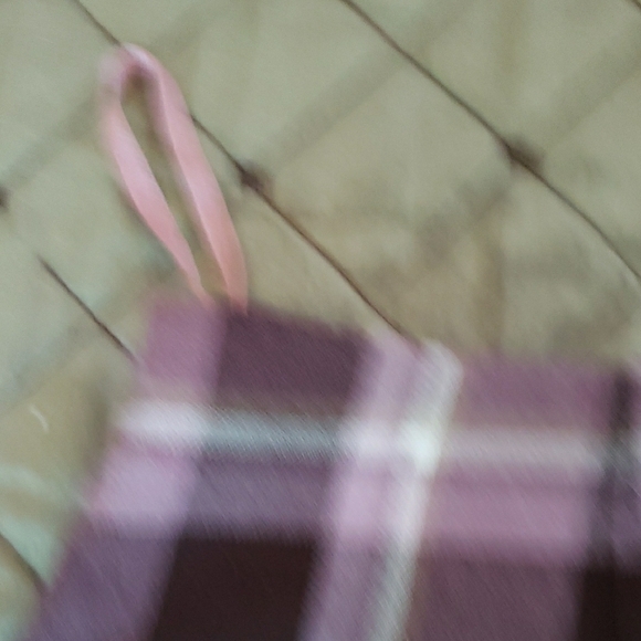 Purple and White Plaid Midi Vintage Straight Skirt for Casual Occasions - Picture 4 of 6